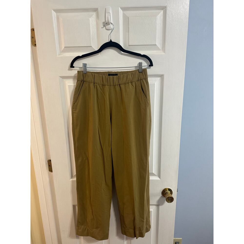 Unbound Merino Travel Pants Womens Sz M Beige Tan 2025 - Great! - Picture 5 of 9